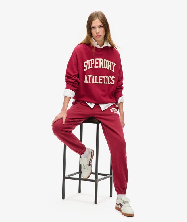 Superdry Joggers De Corte Boyfriend Athletic Essentials