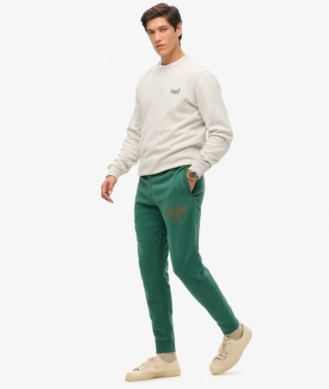Superdry Joggers Gráficos Con Logotipo Vintage Clásico