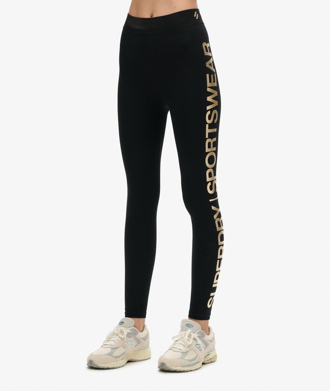 Superdry Leggings Deportivos De Talle Alto Sportswear