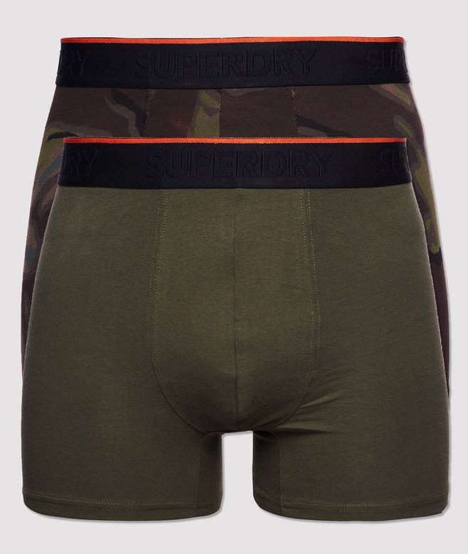 Superdry Pack De 2 Calzoncillos Bóxer Clásicos De Algodón Orgánico