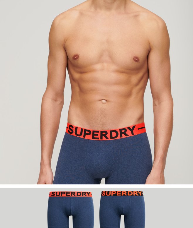 superdry Pack de 2 calzoncillos bóxer de algodón orgánico