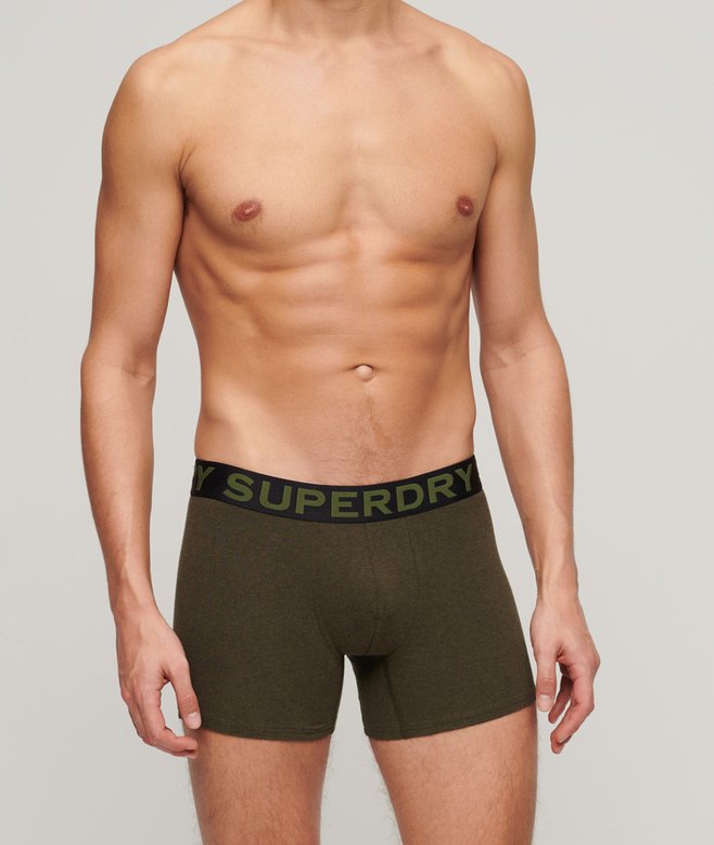 superdry Pack de 2 calzoncillos bóxer de algodón orgánico