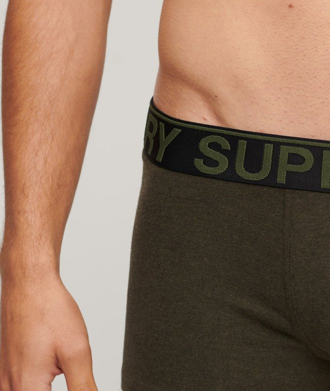 Superdry Pack De 2 Calzoncillos De Algodón Orgánico