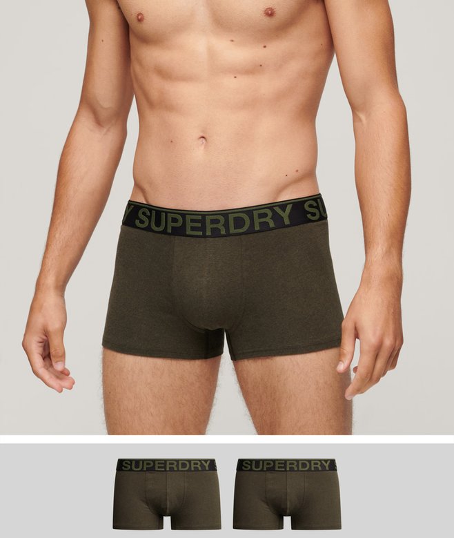 superdry Pack de 2 calzoncillos de algodón orgánico