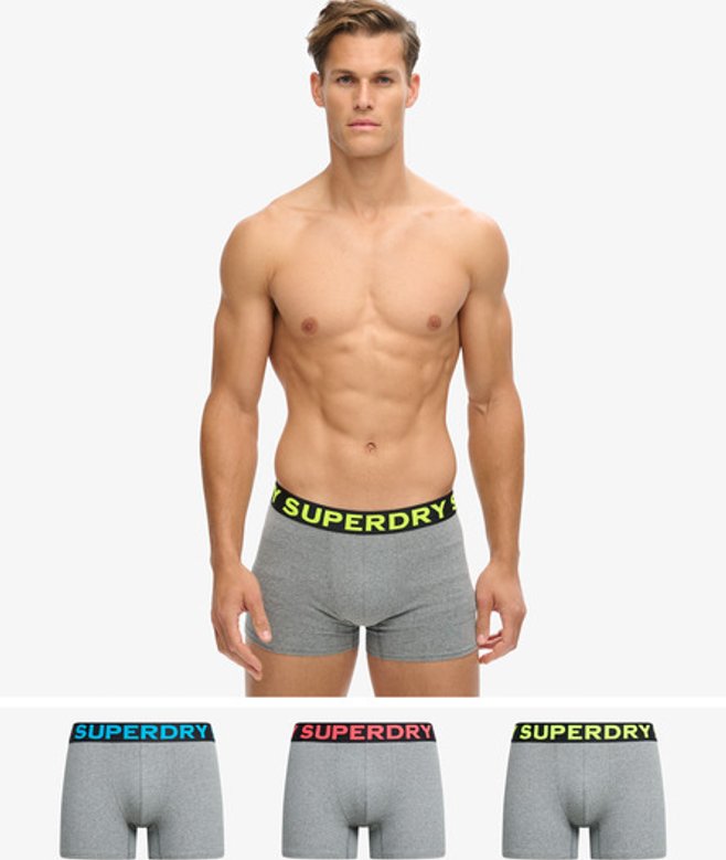 superdry Pack de 3 calzoncillos bóxer de algodón orgánico