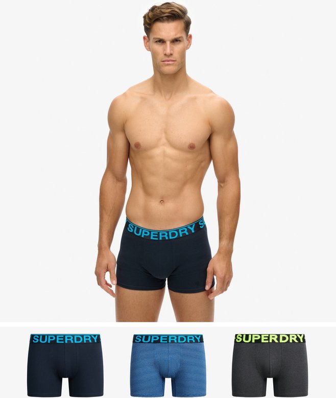 superdry Pack de 3 calzoncillos bóxer de algodón orgánico