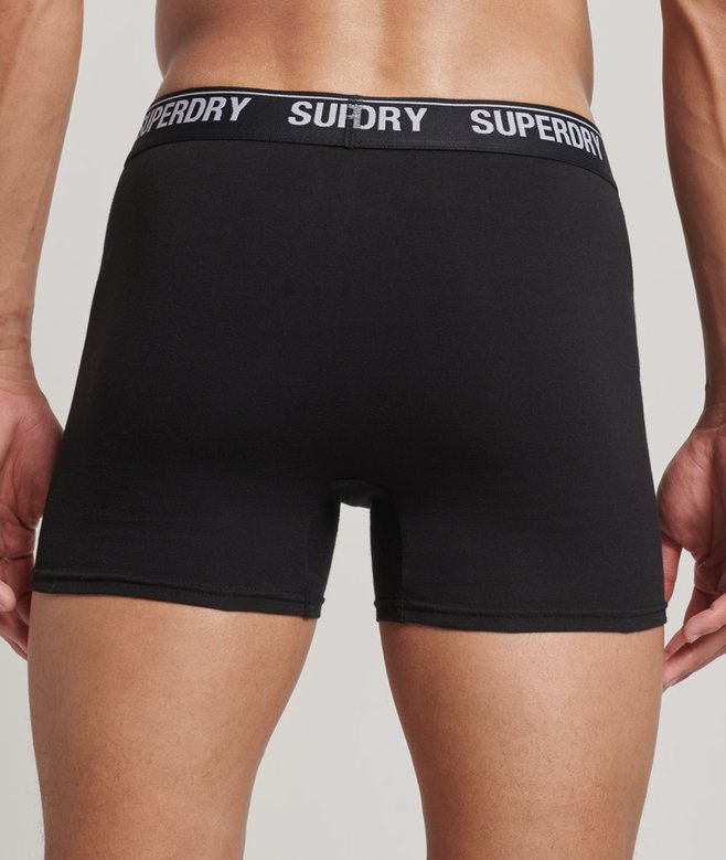 Superdry Pack De Tres Calzoncillos Bóxer De Algodón Orgánico