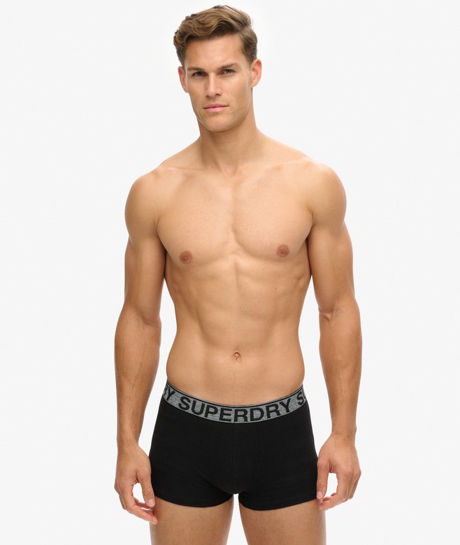Superdry Pack De Tres Calzoncillos De Corte Clásico De Algodón Orgánico