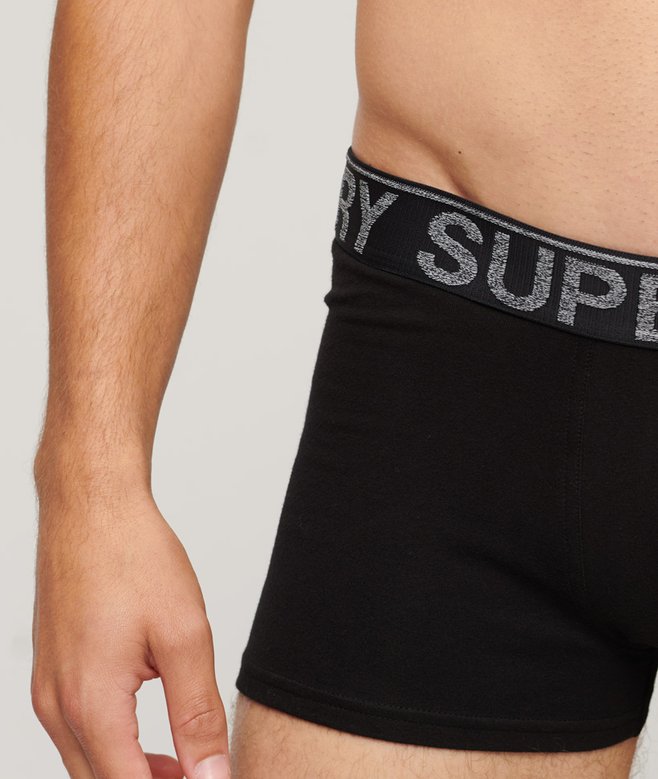 Superdry Pack De Tres Calzoncillos De Corte Clásico De Algodón Orgánico