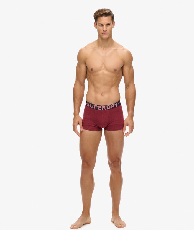 Superdry Pack De Tres Calzoncillos De Corte Clásico De Algodón Orgánico