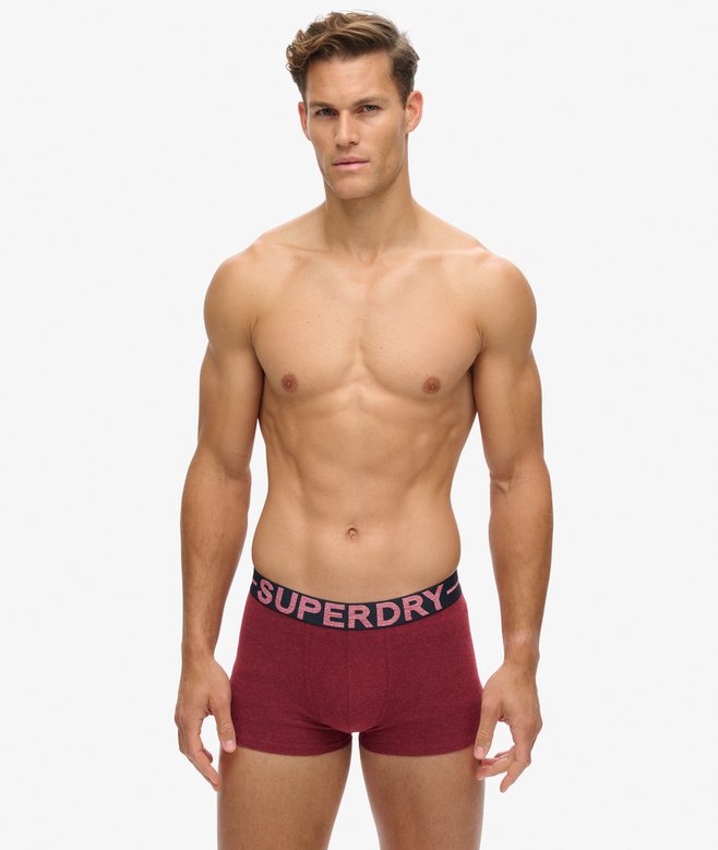 Superdry Pack De Tres Calzoncillos De Corte Clásico De Algodón Orgánico