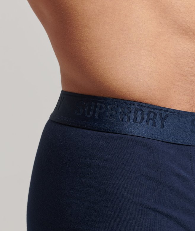 Superdry Pack De Tres Calzoncillos De Corte Clásico De Algodón Orgánico