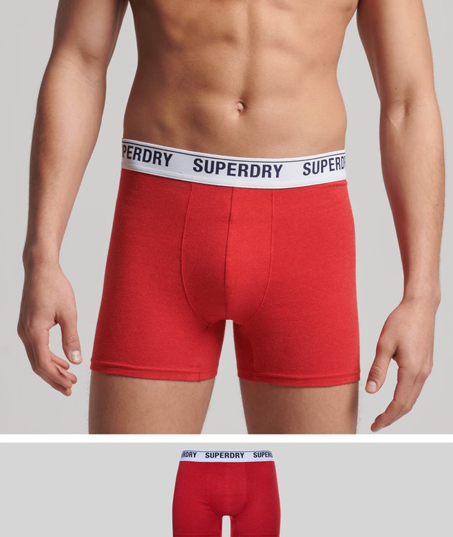 superdry Pack de un calzoncillo bóxer de algodón orgánico
