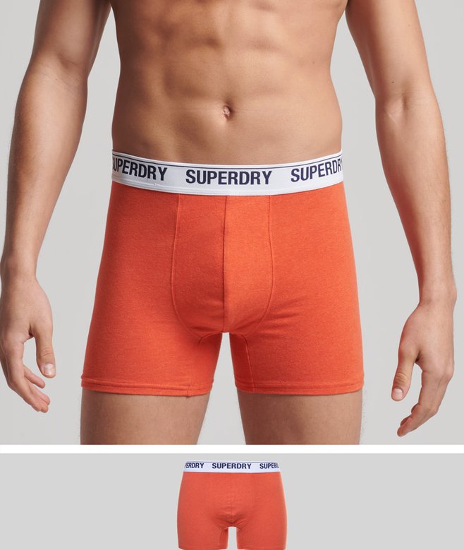superdry Pack de un calzoncillo bóxer de algodón orgánico