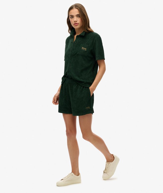 Superdry Pantalón Corto De Tejido Rizado Country Club