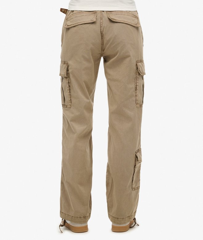Superdry Pantalones Cargo De Corte Recto Y Talle Bajo