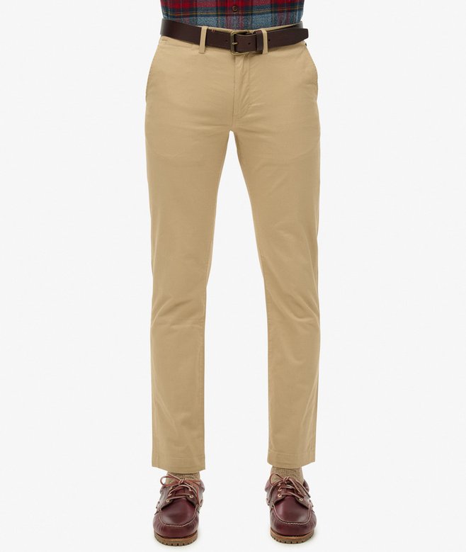 Superdry Pantalones Chinos Ajustados Elásticos De Pernera Cónica