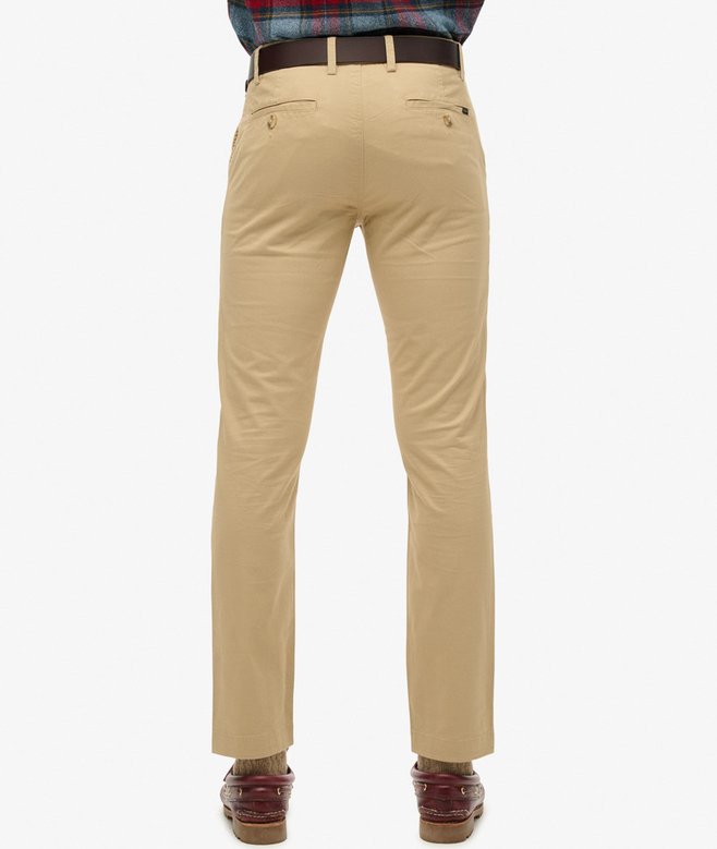 Superdry Pantalones Chinos Ajustados Elásticos De Pernera Cónica