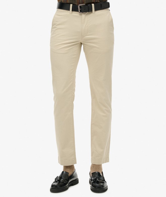 Superdry Pantalones Chinos Ajustados Elásticos De Pernera Cónica