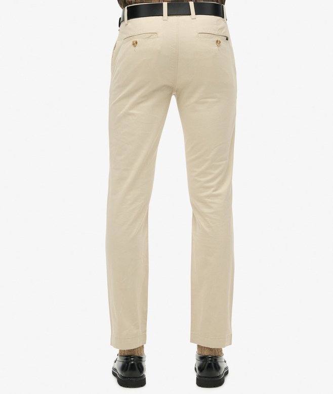Superdry Pantalones Chinos Ajustados Elásticos De Pernera Cónica