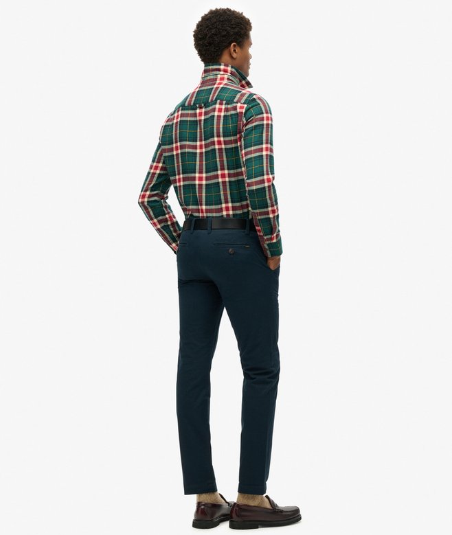 Superdry Pantalones Chinos Ajustados Elásticos De Pernera Cónica