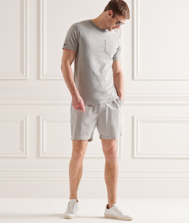 Superdry Pantalones Cortos Con Cordón De Ajuste Seersucker