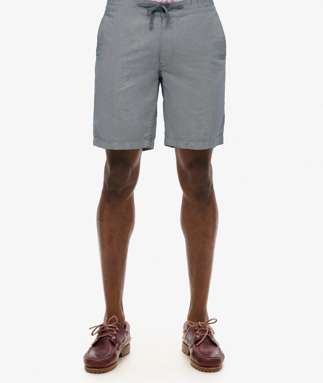 Superdry Pantalones Cortos De Lino Con Cordón De Ajuste