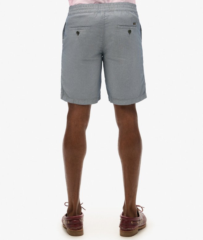 Superdry Pantalones Cortos De Lino Con Cordón De Ajuste