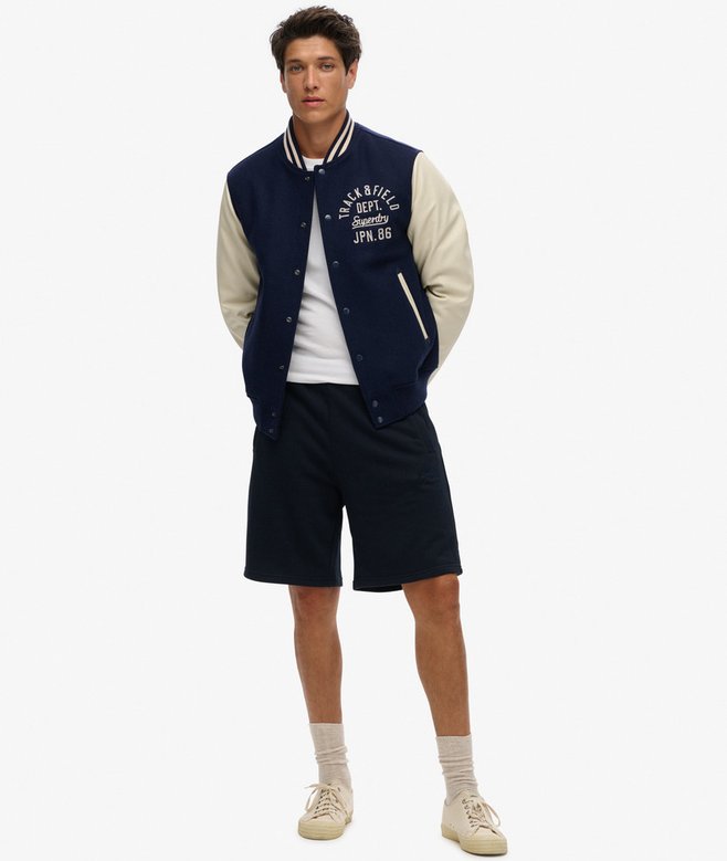 Superdry Pantalones Cortos De Punto Con Logotipo Essential