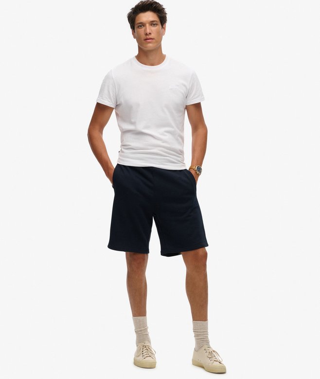 superdry Pantalones cortos de punto con logotipo Essential