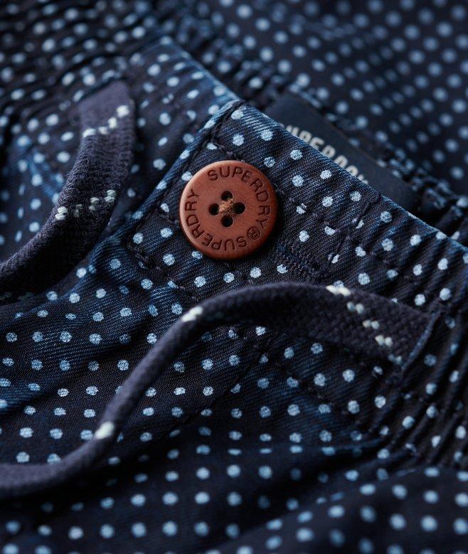 Superdry Pantalones Cortos índigo Con Estampado De Lunares