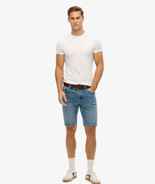 superdry Pantalones cortos rectos con logotipo Vintage Logo