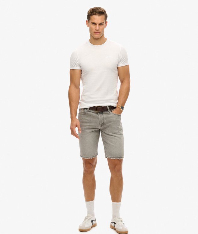 superdry Pantalones cortos rectos con logotipo Vintage Logo