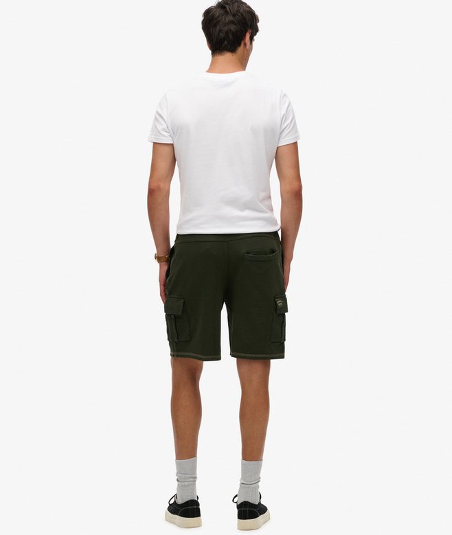 Superdry Pantalones Cortos Tipo Cargo Con Pespuntes En Contraste