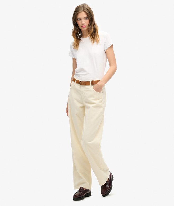 Superdry Pantalones De Pana De Pernera Ancha Vintage
