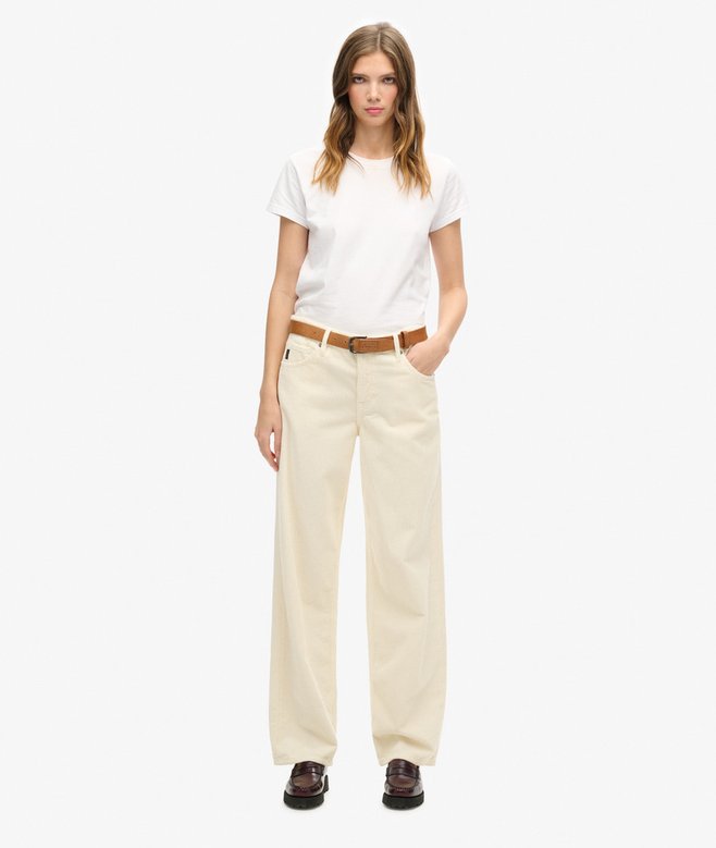 superdry Pantalones de pana de pernera ancha Vintage