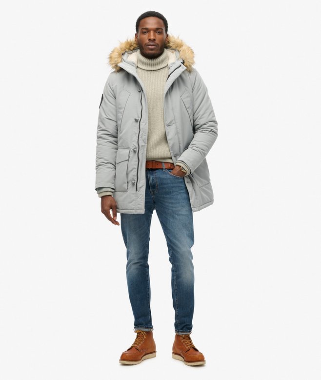 Superdry Parka Con Capucha De Pelo Sintético Everest