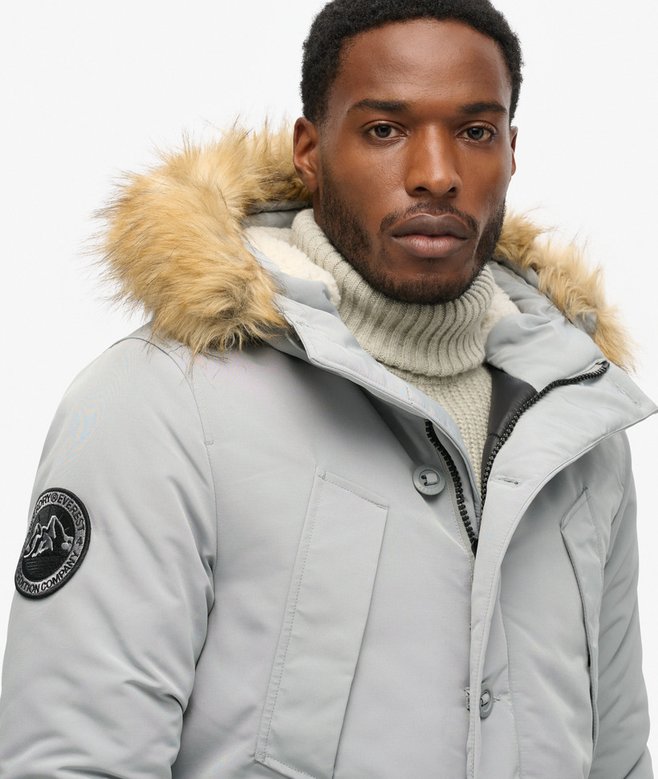 Superdry Parka Con Capucha De Pelo Sintético Everest