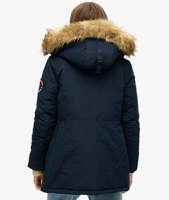 Superdry Parka Con Capucha De Pelo Sintético Everest
