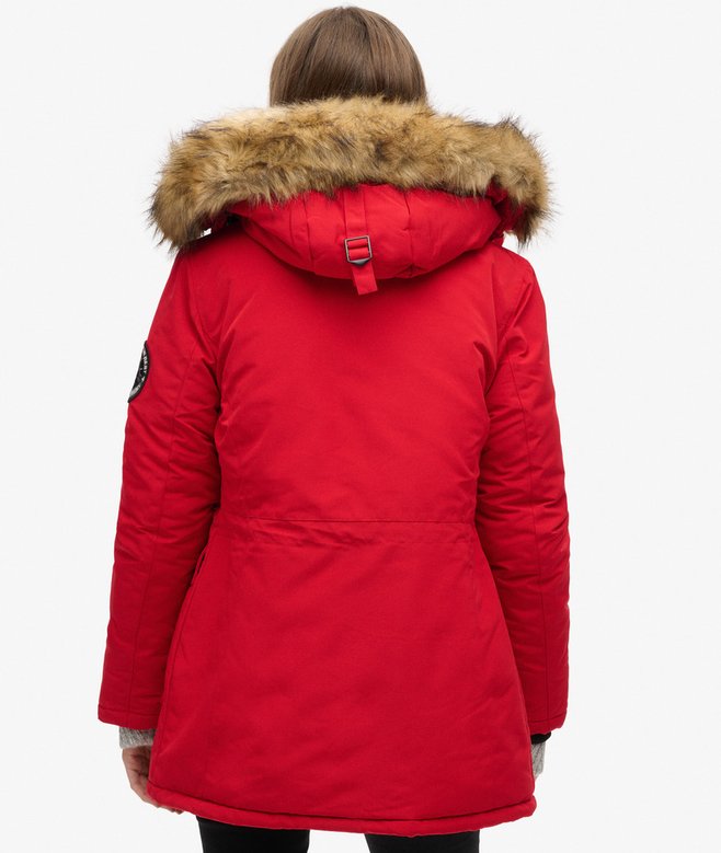 Superdry Parka Con Capucha De Pelo Sintético Everest
