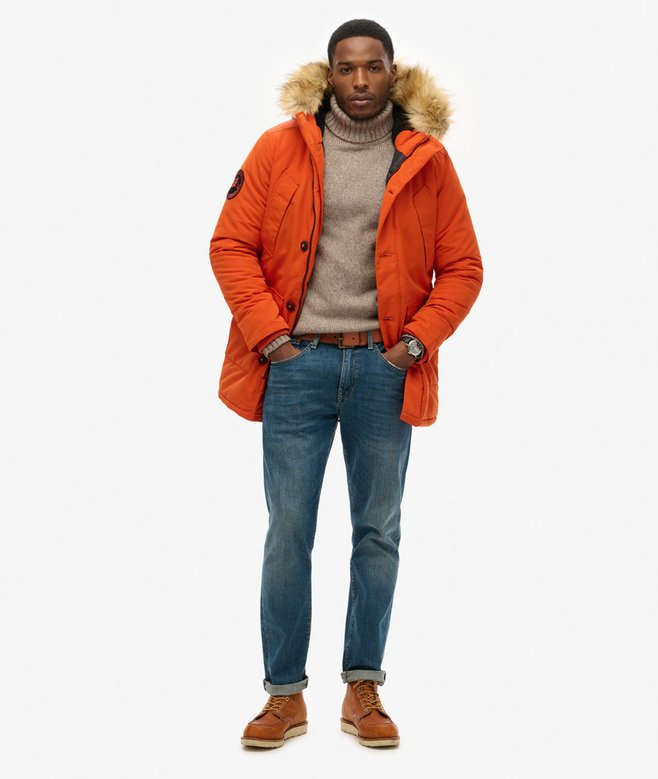Superdry Parka Con Capucha De Pelo Sintético Everest