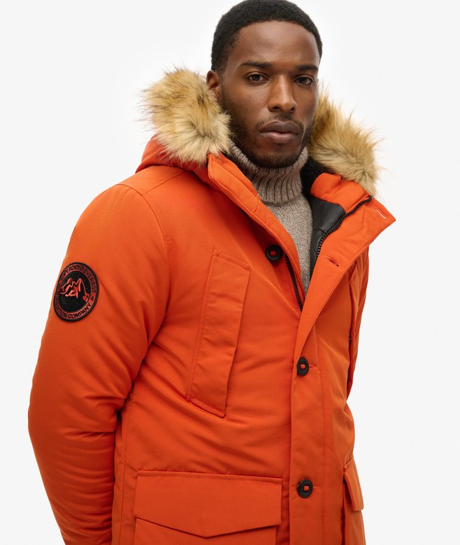 Superdry Parka Con Capucha De Pelo Sintético Everest