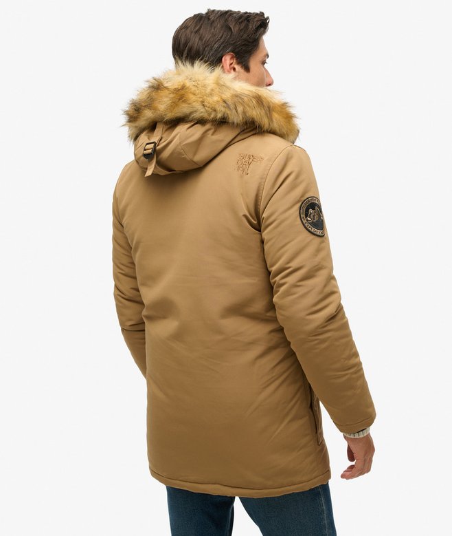 Superdry Parka Con Capucha De Pelo Sintético Everest