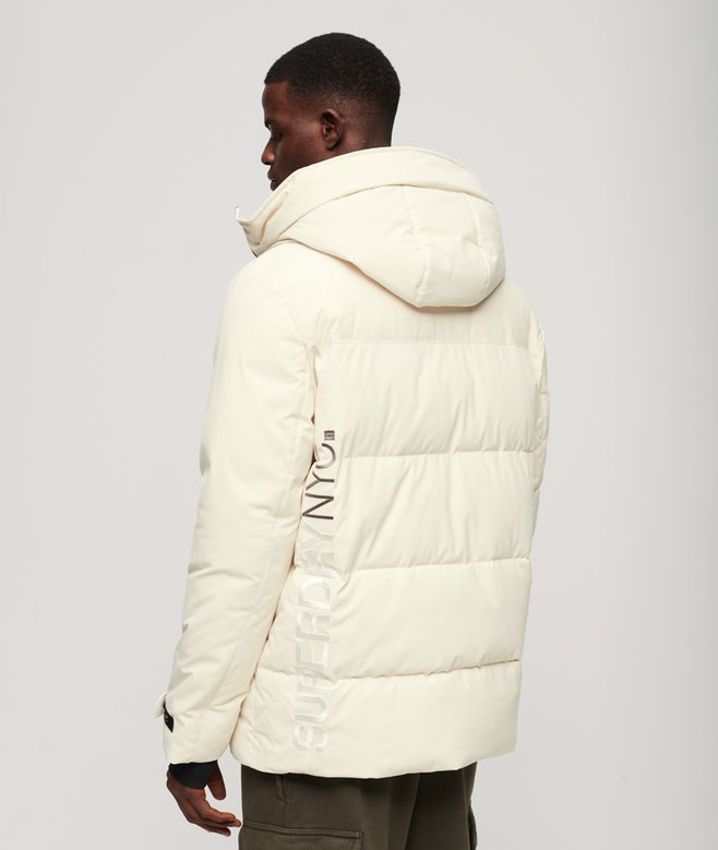 Superdry Parka Cortavientos Acolchada Con Capucha City