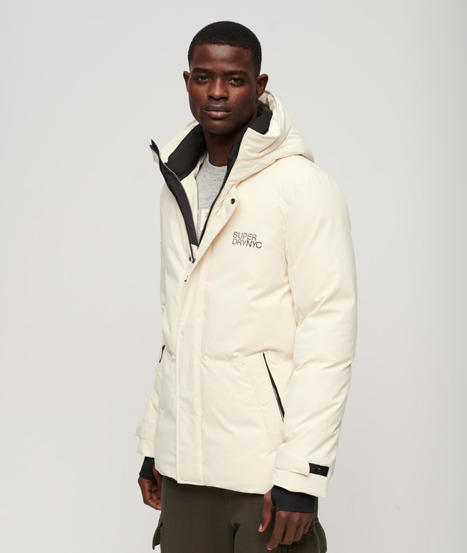 superdry Parka cortavientos acolchada con capucha City