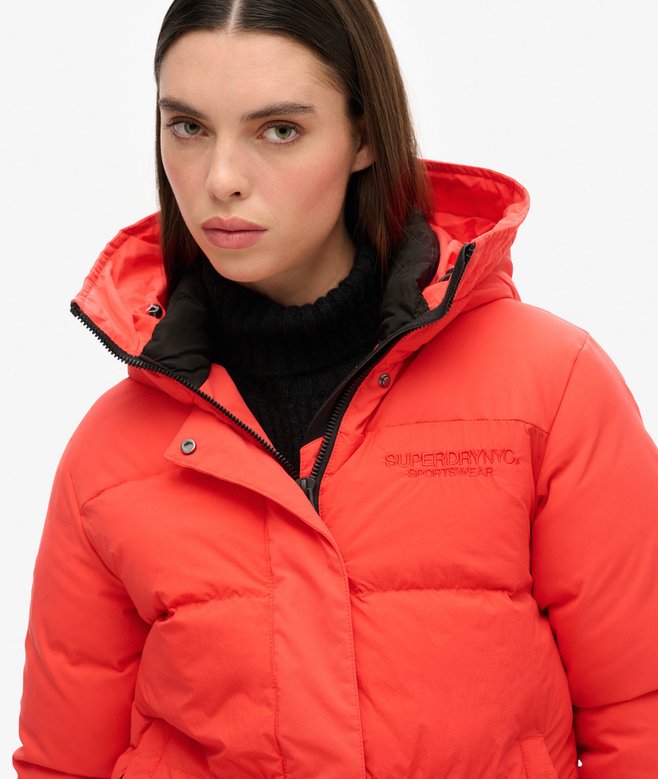 Superdry Parka Cortavientos Acolchada Con Capucha City