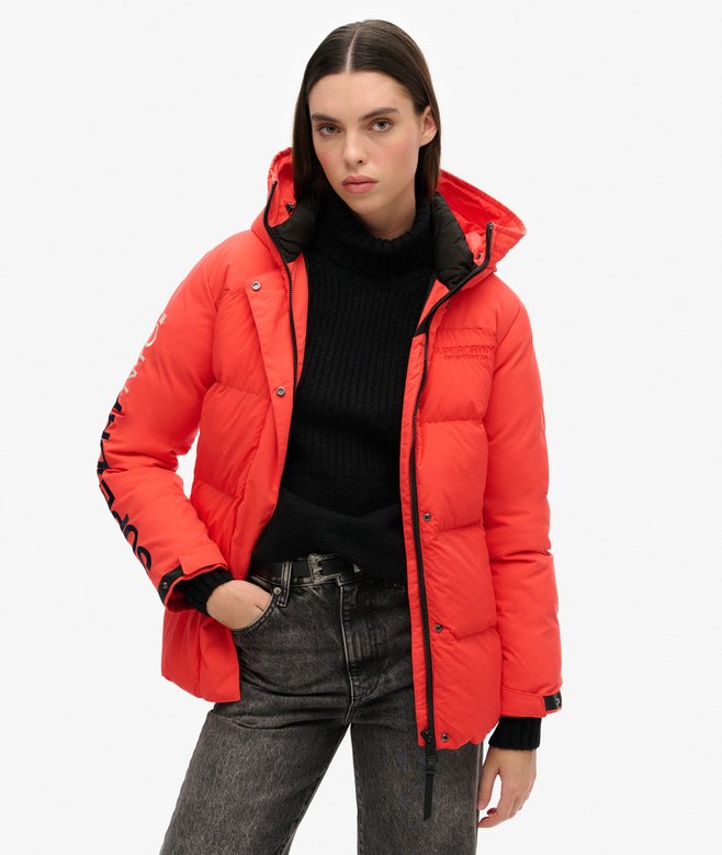 superdry Parka cortavientos acolchada con capucha City