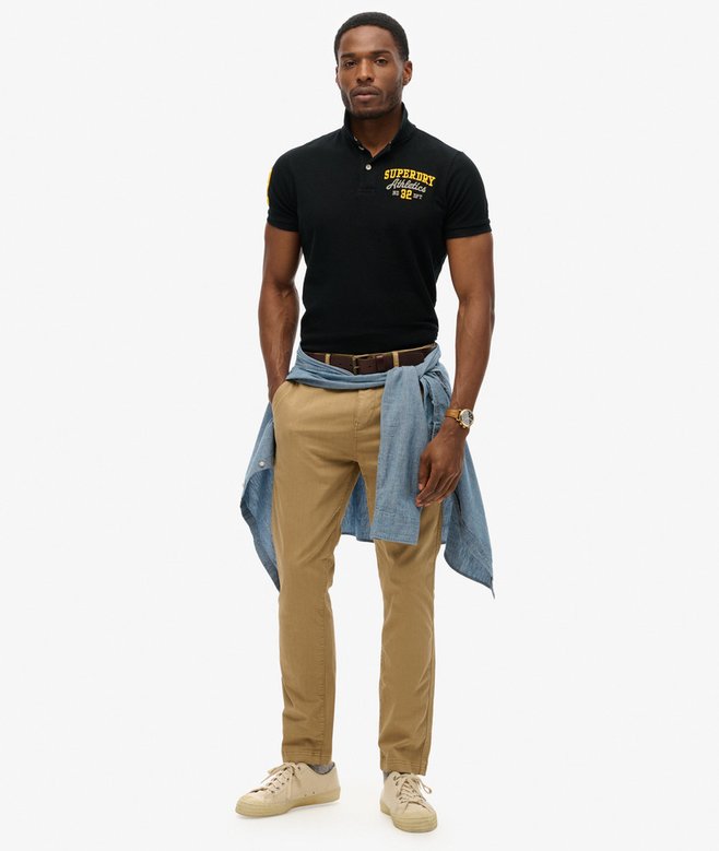 Superdry Polo De Algodón Orgánico De Corte Clásico Con Aplicación