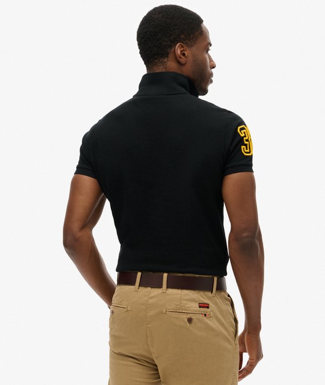 Superdry Polo De Algodón Orgánico De Corte Clásico Con Aplicación