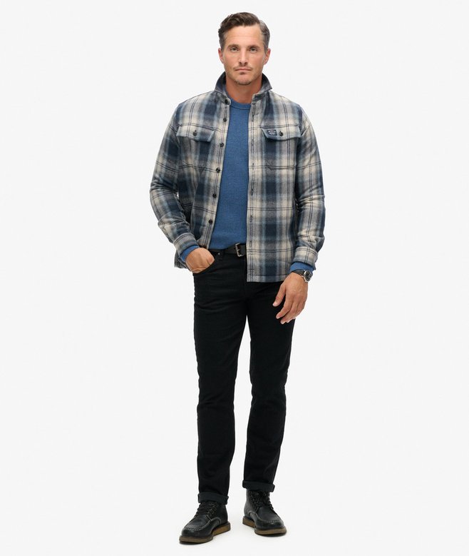 Superdry Sobrecamisa A Cuadros De Lana Forrada De Tejido Polar